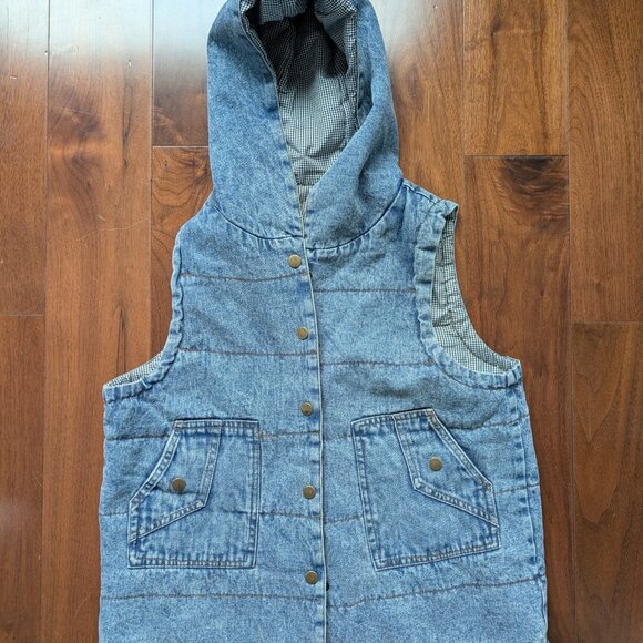 Demin size S/M vest NWOT - Picture 2 of 4